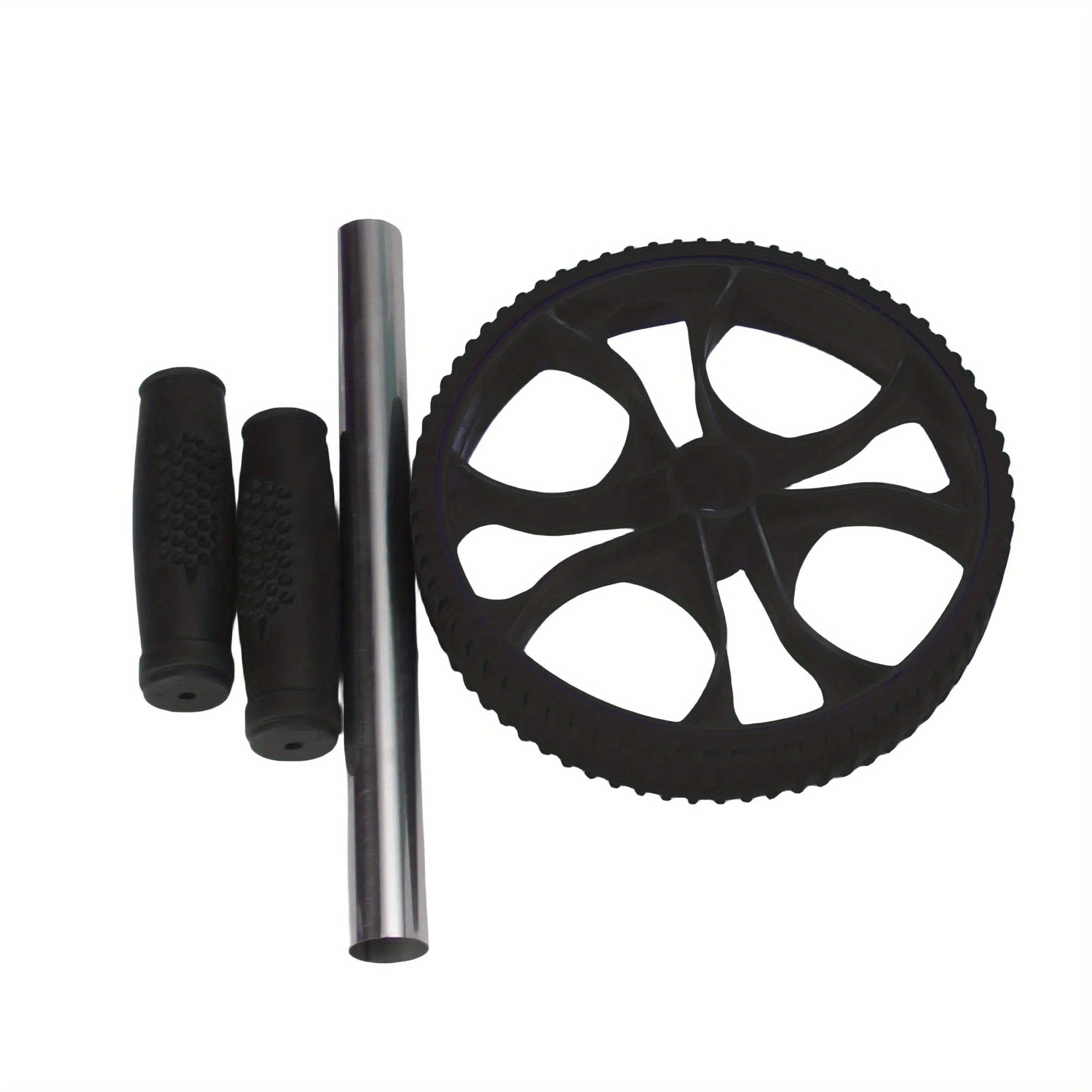 1PC Abdominal Fitness Wheel, Abdominal Exercise Wheel, Used For Abdominal Muscle Exercise, Unisex, Suitable For Home And Outdoor Use