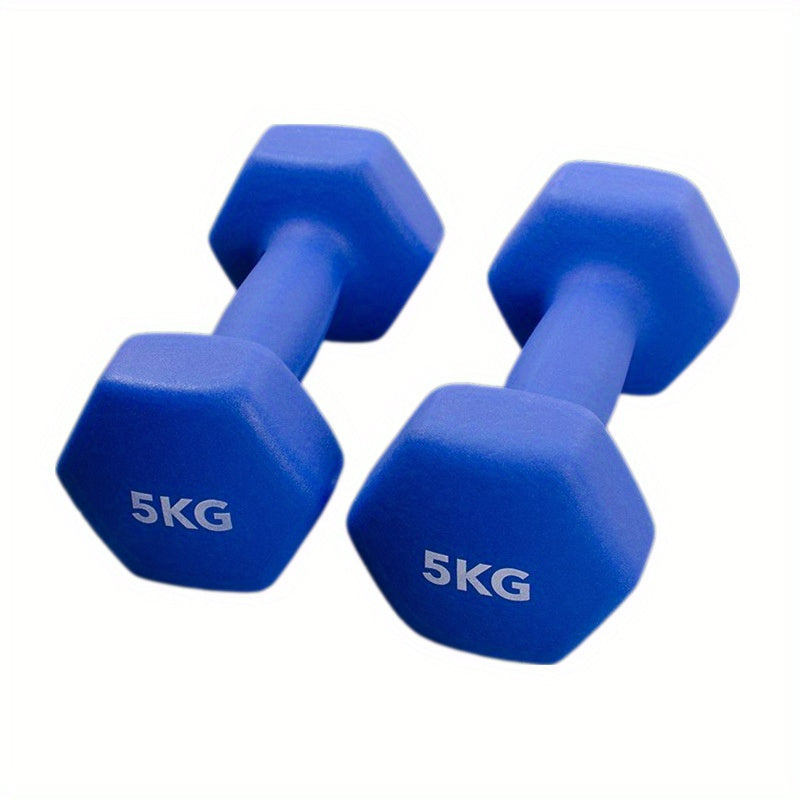 1 Pair 5KG\u002F 11LB Weights Dumbbells, Dumbbell Hand Weight- Exercise & Fitness Dumbbell for Home Gym Equipment Workouts Strength Training Free Weights for Women, Men